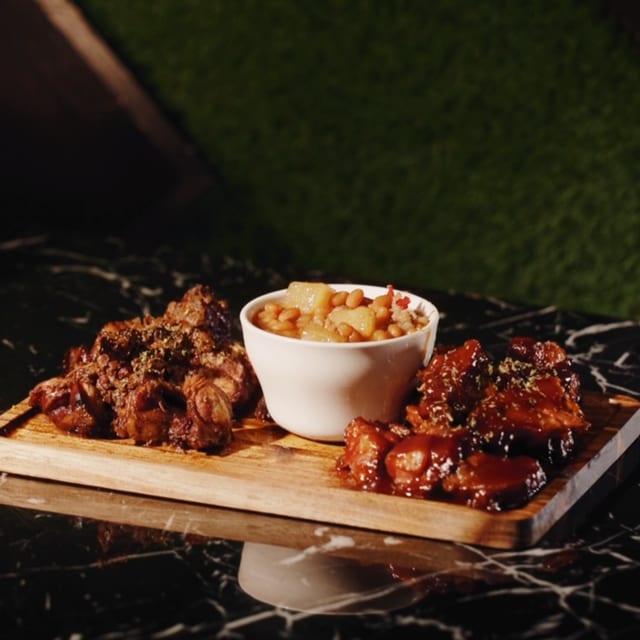 Turkey Tip Pan Jerk or BBQ.