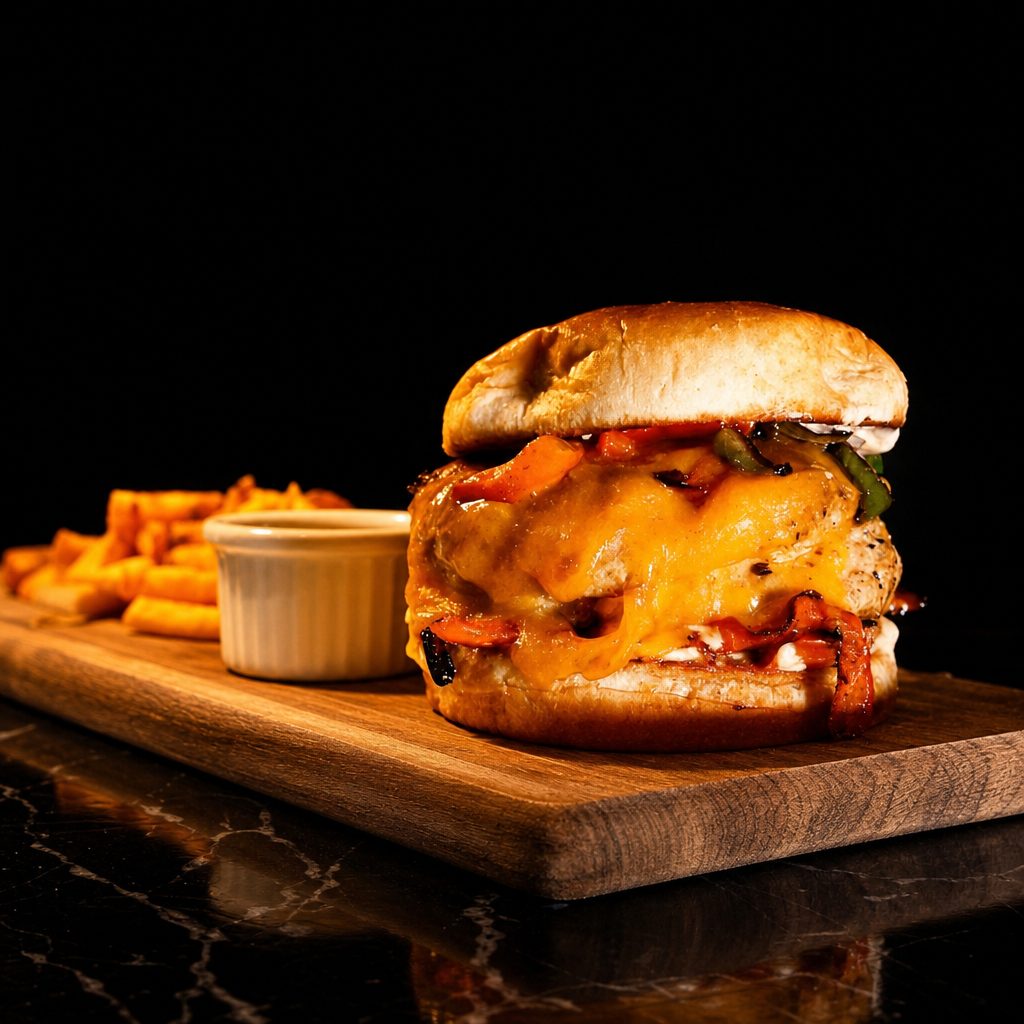 Build Your Own Turkey Burger Sandwich.