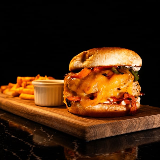 Build Your Own Turkey Burger Sandwich.