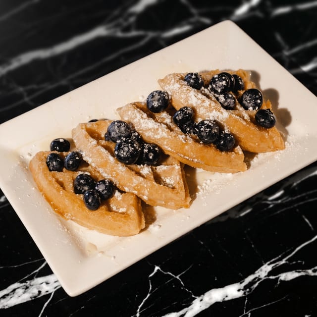 Blueberry Waffle & Wings.