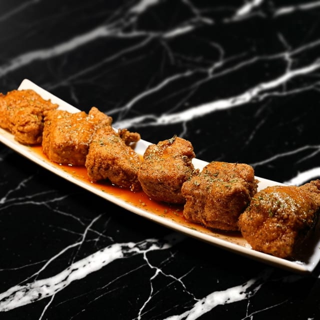 Salmon Or Shrimp Bites Pan.